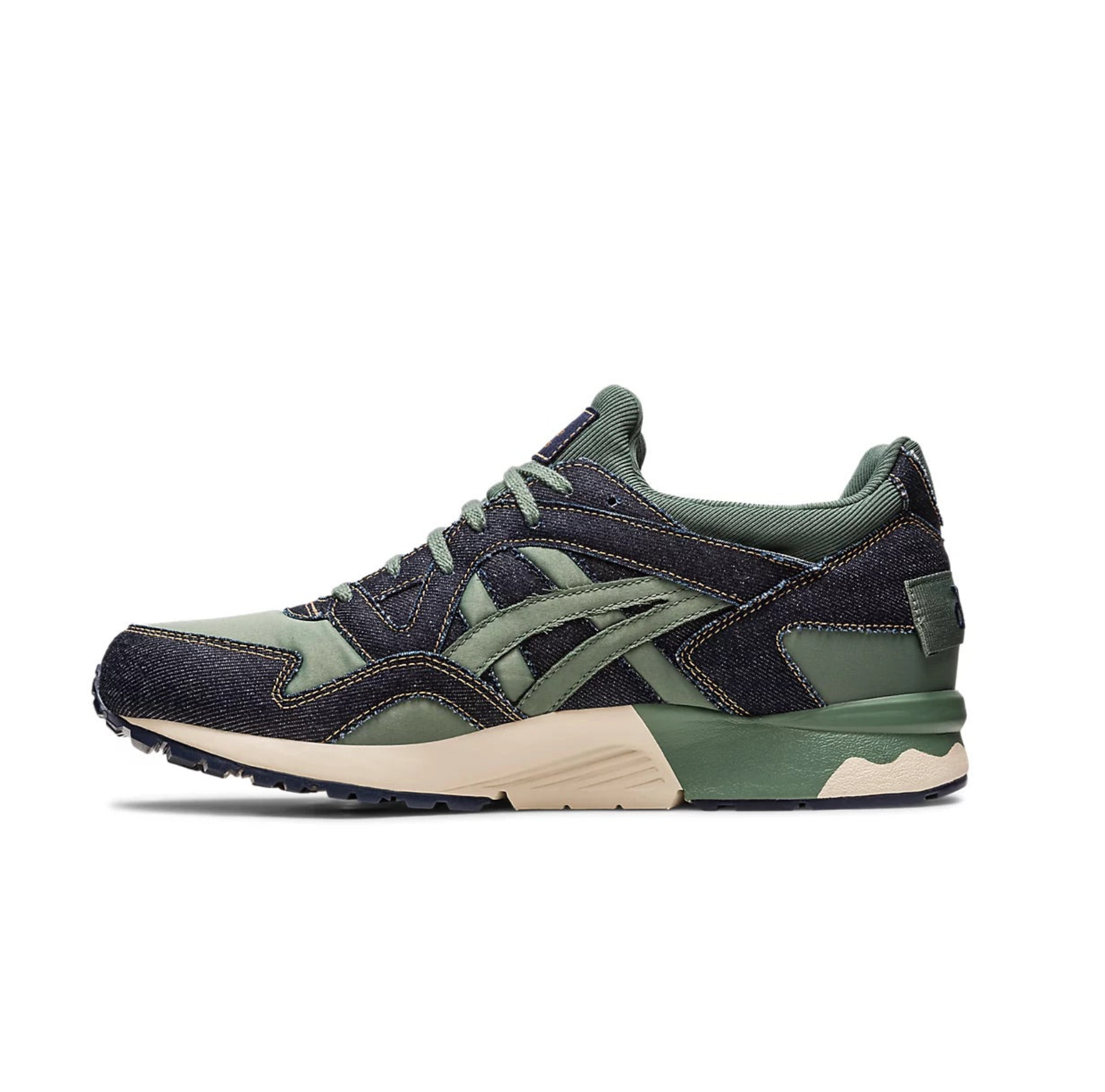 ASICS GEL-LYTE V MODERN PATCHWORK SHOES MIDNIGHT/IVY – Drift  display picture 2