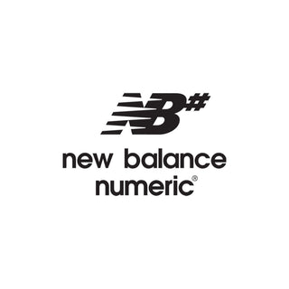 New Balance Numeric logo with stylized NB# emblem representing the brand's dedication to skateboarding.