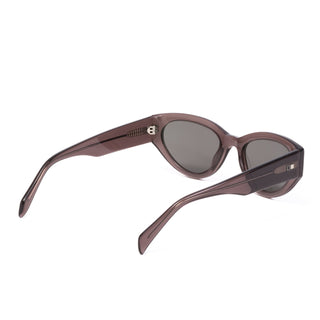 OTIS Audrey sunglasses, Eco-Acetate frame, mineral glass lenses, vintage Italian style, stainless steel hinges.