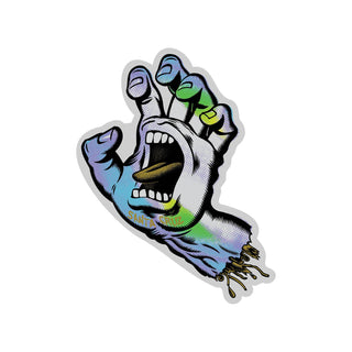 Santa Cruz Holo Screaming Hand Sticker - 3 1/8" x 4"