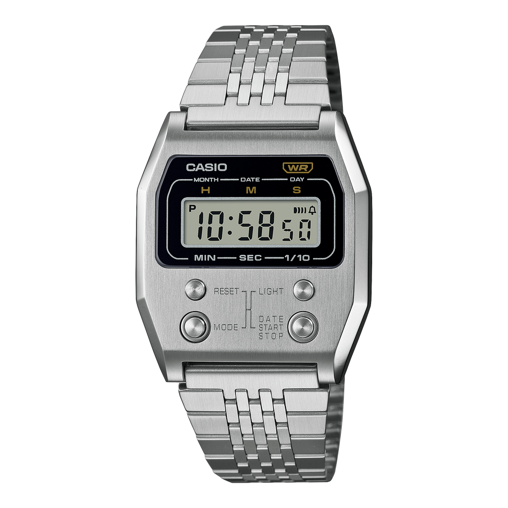 Casio Vintage A1100D-1VT Silver Watch – Drift House
