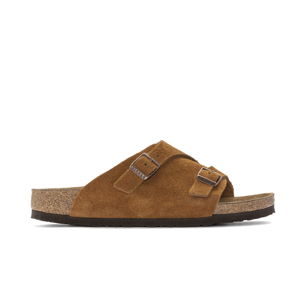 Birkenstock Zürich Sandals - Mink Regular fit Birkenstock Zurich mink suede main image 3