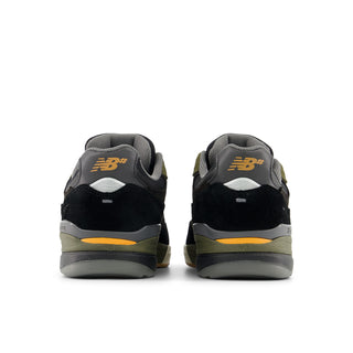 New Balance Numeric 933 in black and dark olivine with ABZORB midsole