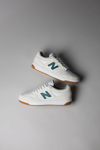 New Balance Numeric 480 Sneakers Sea Salt/Forest Green