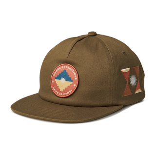 Roark Layover Hat in Light Army, 97% cotton, 3% elastane, comfortable fit.