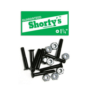 Image of Shorty's Original Phillips Head Hardware set, featuring eight screws and nuts with a Phillips head design.