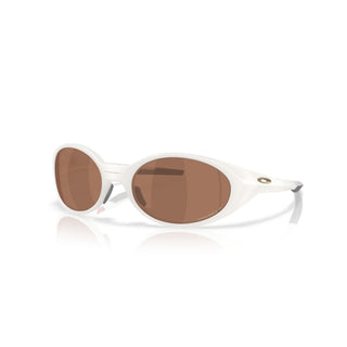 Oakley Eye Jacket Redux Seek Collection in Matte Vapor with Prizm Tungsten lenses and retro oval frame silhouette.