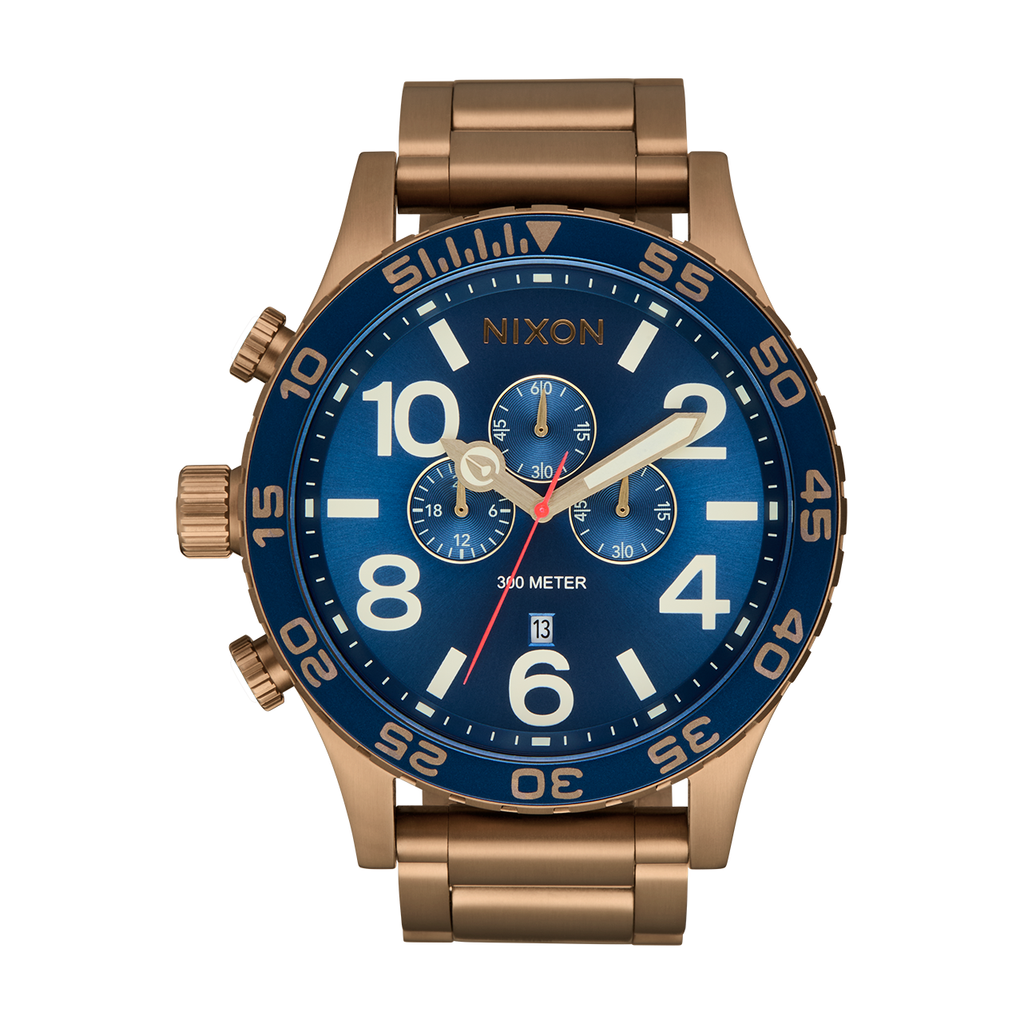 Nixon 51-30 Chrono Watch Desert Gold/Arles Blue – Drift House