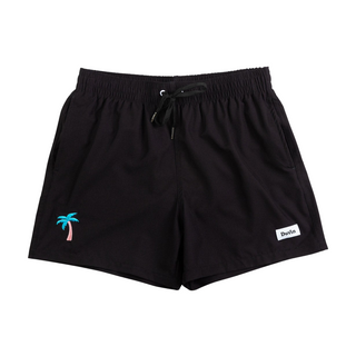 Duvin Design Co. Palm Swim Shorts Black