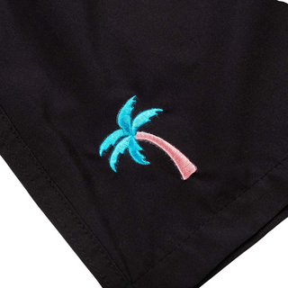 Duvin Design Co. Palm Swim Shorts Black
