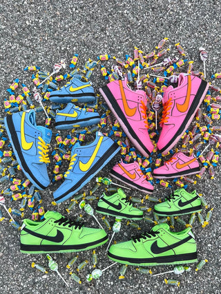 Picture of the Nike SB Dunk Powerpuff Girls Skate Shoes