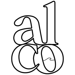 ALCO Jewelry logo, elegantly displaying the brand name, synonymous with coastal-inspired, durable 18K gold-plated marine-grade stainless steel jewelry, designed to accompany every life's adventure with hypoallergenic elegance.
