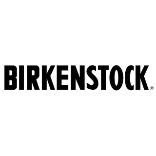 Logo of Birkenstock, featuring the brand name in classic, bold lettering, symbolizing centuries of premium shoe craftsmanship and timeless comfort