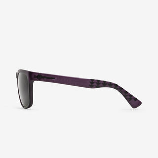 Electric Eyewear Jason Momoa-inspired Knoxville sunglasses with eco-friendly frames and melanin-infused lenses. Unity Purple Frame.