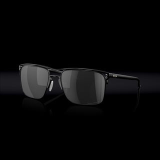 All Black Oakley Holbrook Ti sunglasses with titanium frame and Prizm polarized lenses