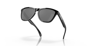 Oakley Frogskins Prizm Sunglasses in Polished Black/Prizm Black — iconic '80s-inspired O Matter frame with HDO lenses and Prizm technology for enhanced color and contrast
