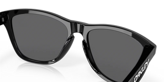 Oakley Frogskins Prizm Sunglasses in Polished Black/Prizm Black — iconic '80s-inspired O Matter frame with HDO lenses and Prizm technology for enhanced color and contrast