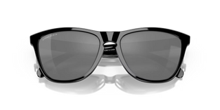 Oakley Frogskins Prizm Sunglasses in Polished Black/Prizm Black — iconic '80s-inspired O Matter frame with HDO lenses and Prizm technology for enhanced color and contrast