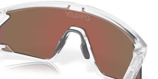 Oakley BXTR Metal sunglasses with BiO-Matter frame, metal trigger stem, and Prizm Violet lenses for bright light.