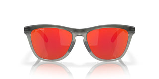 Updated Oakley Frogskins Range sunglasses with BiO-Matter frame, Unobtainium grips, and Prizm Ruby lenses.