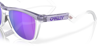 Oakley Frogskins Hybrid sunglasses with Prizm Violet lenses, BiO-Matter frame in matte lilac/prizm clear Frame