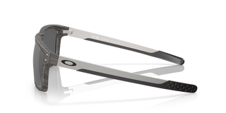 "Oakley Holbrook Mix sunglasses in Woodgrain frame with Prizm Black lenses — premium lifestyle sunglasses with UV400 protection"