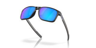 "Oakley Holbrook Mix Polar sunglasses in Steel frame with Prizm Sapphire Iridium Polar lenses — premium polarized lifestyle sunglasses with UV400 protection"