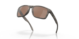 Oakley Holbrook XL Prizm Polar Sunglasses in Woodgrain with Prizm Tungsten Polar lenses, iconic keyhole bridge and metal rivets O Matter lightweight frame with three-point fit, Plutonite lens with 100% UVA UVB protection up to 400nm, HDO optics, fits medium to extra large faces