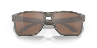 Oakley Holbrook XL Prizm Polar Sunglasses in Woodgrain with Prizm Tungsten Polar lenses, iconic keyhole bridge and metal rivets O Matter lightweight frame with three-point fit, Plutonite lens with 100% UVA UVB protection up to 400nm, HDO optics, fits medium to extra large faces