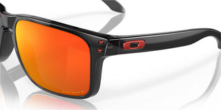 Oakley Holbrook XL Prizm Polar Sunglasses in Black Ink with Prizm Ruby Polar lenses, iconic keyhole bridge and metal rivets O Matter lightweight frame with three-point fit, Plutonite lens with 100% UVA UVB protection up to 400nm, HDO optics, fits medium to extra large faces