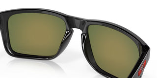 Oakley Holbrook XL Prizm Polar Sunglasses in Black Ink with Prizm Ruby Polar lenses, iconic keyhole bridge and metal rivets O Matter lightweight frame with three-point fit, Plutonite lens with 100% UVA UVB protection up to 400nm, HDO optics, fits medium to extra large faces