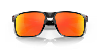Oakley Holbrook XL Prizm Polar Sunglasses in Black Ink with Prizm Ruby Polar lenses, iconic keyhole bridge and metal rivets O Matter lightweight frame with three-point fit, Plutonite lens with 100% UVA UVB protection up to 400nm, HDO optics, fits medium to extra large faces