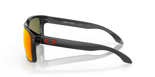 Oakley Holbrook XL Prizm Polar Sunglasses in Black Ink with Prizm Ruby Polar lenses, iconic keyhole bridge and metal rivets O Matter lightweight frame with three-point fit, Plutonite lens with 100% UVA UVB protection up to 400nm, HDO optics, fits medium to extra large faces