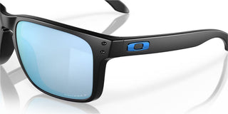 Oakley Holbrook XL Prizm Polar Sunglasses in Matte Black with Prizm Deep Water Polar lenses, iconic keyhole bridge and metal rivets O Matter lightweight frame with three-point fit, Plutonite lens with 100% UVA UVB protection up to 400nm, HDO optics, fits medium to extra large faces