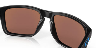 Oakley Holbrook XL Prizm Polar Sunglasses in Matte Black with Prizm Deep Water Polar lenses, iconic keyhole bridge and metal rivets O Matter lightweight frame with three-point fit, Plutonite lens with 100% UVA UVB protection up to 400nm, HDO optics, fits medium to extra large faces