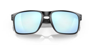 Oakley Holbrook XL Prizm Polar Sunglasses in Matte Black with Prizm Deep Water Polar lenses, iconic keyhole bridge and metal rivets O Matter lightweight frame with three-point fit, Plutonite lens with 100% UVA UVB protection up to 400nm, HDO optics, fits medium to extra large faces