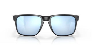 Oakley Holbrook XL Prizm Polar Sunglasses in Matte Black with Prizm Deep Water Polar lenses, iconic keyhole bridge and metal rivets O Matter lightweight frame with three-point fit, Plutonite lens with 100% UVA UVB protection up to 400nm, HDO optics, fits medium to extra large faces