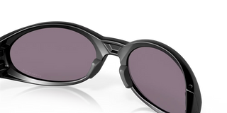 Oakley Eye Jacket Redux Prizm Sunglasses in Matte Black/Prizm Grey — bold oval sport frame with O Matter construction, Unobtainium fit system, and Prizm lens technology