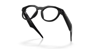 Oakley Meta HSTN Transitions smart glasses in Black with Transitions Amethyst lenses, Meta AI, camera, and audio.