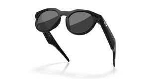  Oakley Meta HSTN smart glasses in Black with Prizm Black Polarized lenses, Meta AI, camera, and audio.