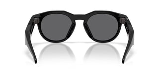  Oakley Meta HSTN smart glasses in Black with Prizm Black Polarized lenses, Meta AI, camera, and audio.