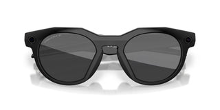 Oakley Meta HSTN smart glasses in Black with Prizm Black Polarized lenses, Meta AI, camera, and audio.