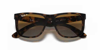 Ray-Ban Justin Classic Sunglasses - Matte Havana/Brown Grey Polar