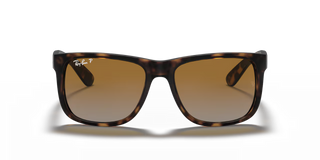 Ray-Ban Justin Classic Sunglasses - Matte Havana/Brown Grey Polar