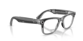 Ray-Ban Meta Wayfarer Gen 2 Transitions Glasses - Shiny Transparent Grey/Clear/Sapphire