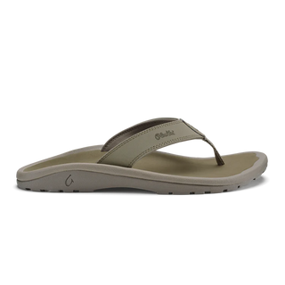 OluKai 'Ohana sandals in Clay/Mustang with water-friendly straps and durable rubber outsole.