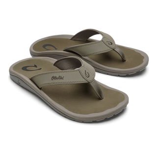 OluKai 'Ohana sandals in Clay/Mustang with water-friendly straps and durable rubber outsole.