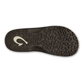 OluKai 'Ohana sandals in Camo/Dark Java with water-friendly straps and durable rubber outsole.