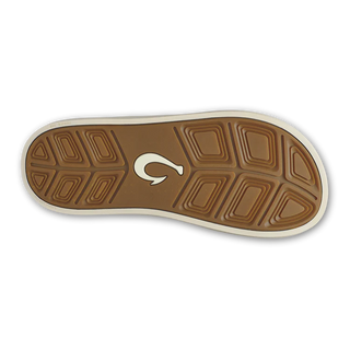 OluKai 'Ahi Kai Sandals in Trench Blue - men's beach sandals with secure strap design, quick-drying nylon toe post, and Wet Grip Rubber outsole