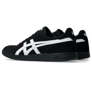 ASICS GEL-VICKKA PRO skate shoe in black with suede upper and GEL heel cushioning.

